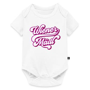 Wiener Mädl | Farben änderbar | - Baby Premium Kurzarmbody - Weiß - Vorne