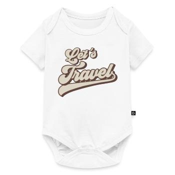 Let's Travel | Colors can be changed - Baby Premium short-sleeve bodysuit - white - Front