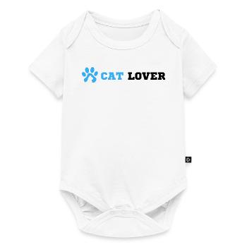 Amoureux des chats | Merch pour chat - Body à manches courtes Premium Bébé - blanc - Devant