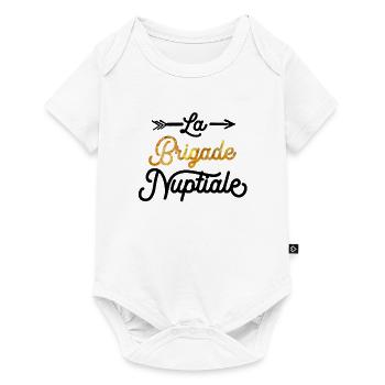 Brigade Nuptiale Enterrement de vie de jeune fille - Baby Premium short-sleeve bodysuit - white - Front