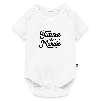 Future Mariée Enterrement vie de jeune fille Maria - Baby Premium short-sleeve bodysuit - white - Front