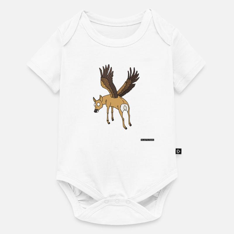 Flying deer - Baby Premium short-sleeve bodysuit - white