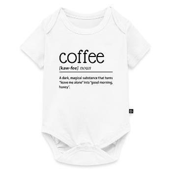 Coffee A Dark Magical Substance - Baby Premium short-sleeve bodysuit - white - Front
