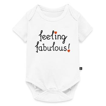 se sentir fabuleux! - Body à manches courtes Premium Bébé - blanc - Devant