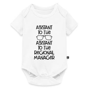 Assistant To The Regional Manager Fathers Day - Baby Premium short-sleeve bodysuit - white - Front