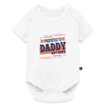 Promu à Daddy Est 2023 - Body à manches courtes Premium Bébé - blanc - Devant