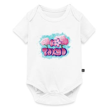 Cherry blossom in Tokyo - Baby Premium short-sleeve bodysuit - white - Front