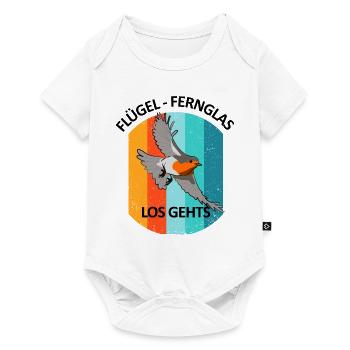 Vogelbeobachtung Vögel Beobachten Birding Vogel - Baby Premium Kurzarmbody - Weiß - Vorne