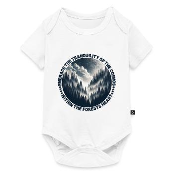 Mystic Forest Nightscape: A Celestial Symphony - Baby Premium short-sleeve bodysuit - white - Front