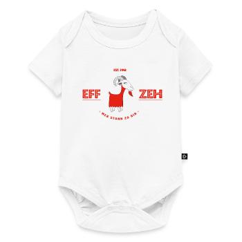 Geißbock Hennes vom Eff Zeh Mer Stonn Zo Dir - Body à manches courtes Premium Bébé - blanc - Devant
