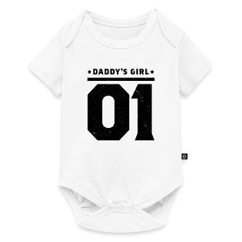 Daddy’s Girl 01 Père et fille Look partenaire - Body à manches courtes Premium Bébé - blanc - Devant