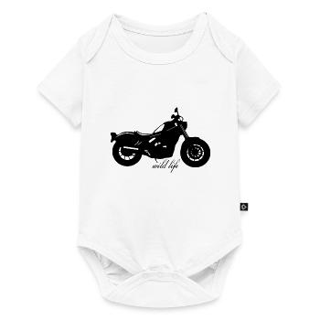 La faune moto - Body à manches courtes Premium Bébé - blanc - Devant