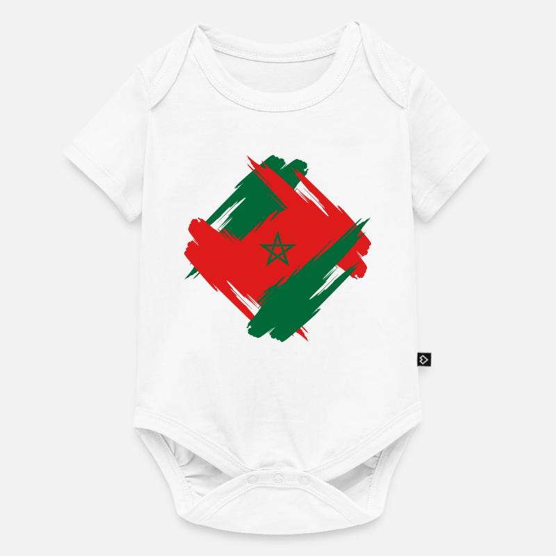 Design Maroc - Body à manches courtes Premium Bébé - blanc