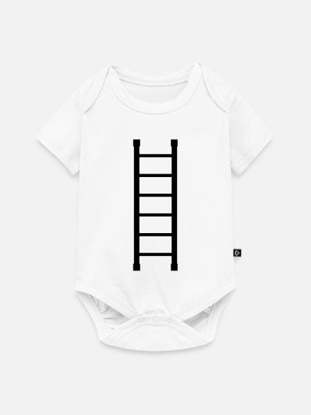 Holzleiter - Baby Premium Kurzarmbody - Weiß