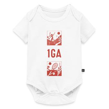 TENNIS WORLD - 1GA 1 AI Generated - Baby Premium short-sleeve bodysuit - white - Front