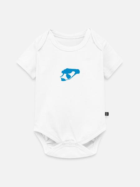 Senftenberger See - Baby Premium Kurzarmbody - Weiß