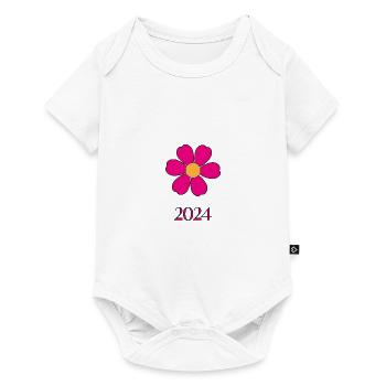 NOËL. ANNEE. ANNIVERSAIRE. RETRAITE. PAPA. MAMAM. - Body à manches courtes Premium Bébé - blanc - Devant