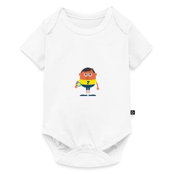 Ballsport - Baby Premium Kurzarmbody - Weiß - Vorne
