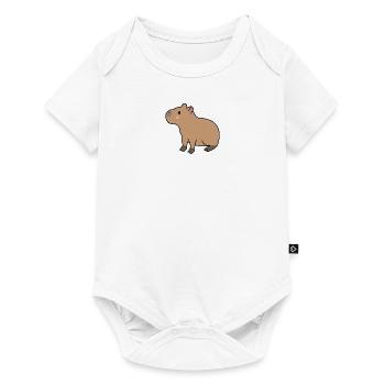 Momo le capibara - Body à manches courtes Premium Bébé - blanc - Devant