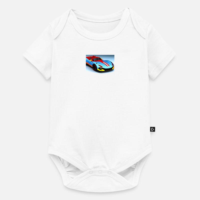 Car - Baby Premium Kurzarmbody - Weiß