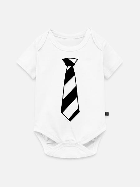 Binden - Baby Premium Kurzarmbody - Weiß