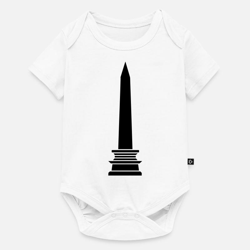 Obelisk - Baby Premium Kurzarmbody - Weiß