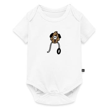 veut aller walkies - Body à manches courtes Premium Bébé - blanc - Devant