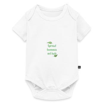Vegan Vegan Animal Welfare Vegetarian Vegetarian - Baby Premium short-sleeve bodysuit - white - Front