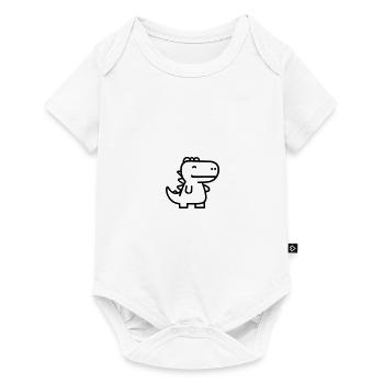 crocodile - Baby Premium short-sleeve bodysuit - white - Front