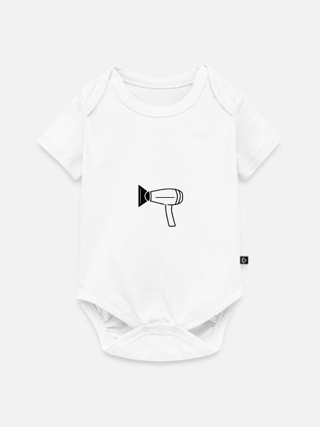 Föhn - Baby Premium Kurzarmbody - Weiß