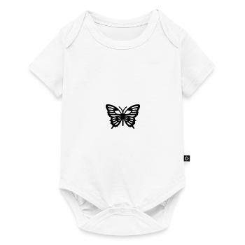 papillon - Body à manches courtes Premium Bébé - blanc - Devant
