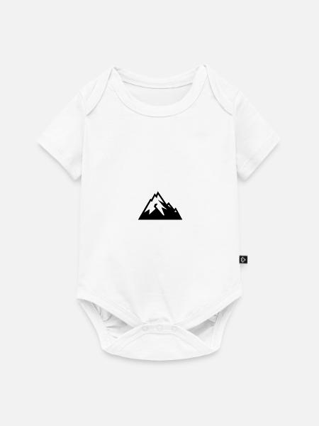 Berg - Baby Premium Kurzarmbody - Weiß