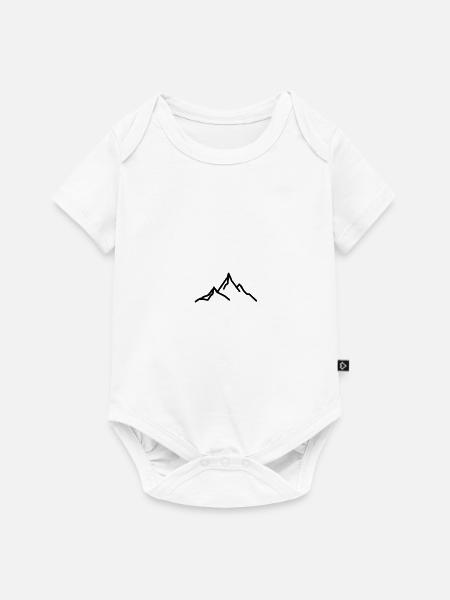 Berg - Baby Premium Kurzarmbody - Weiß