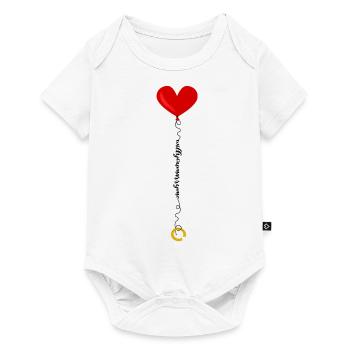 cool marriage proposal engagement wedding gift - Baby Premium short-sleeve bodysuit - white - Front
