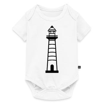 Lighthouse - Baby Premium short-sleeve bodysuit - white - Front