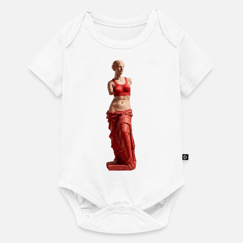 Vénus de Milo habillée - Body à manches courtes Premium Bébé - blanc