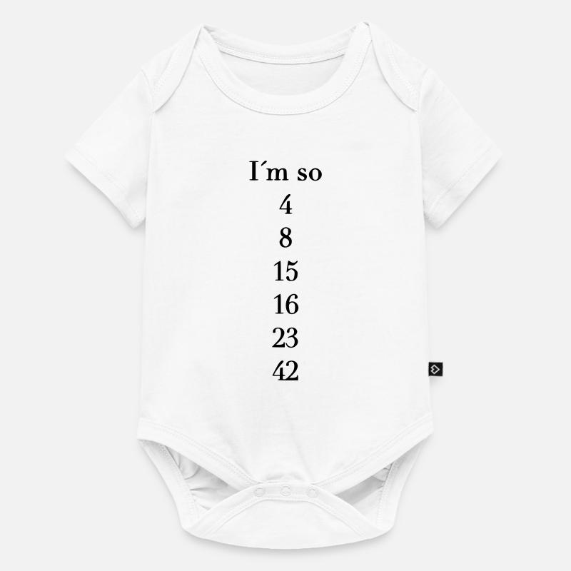 I´m so "Lost"/Lost Serie/Lost Numbers/ 4 8 15 16 - Baby Premium Kurzarmbody - Weiß