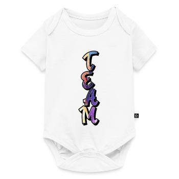 Team - Baby Premium Kurzarmbody - Weiß - Vorne