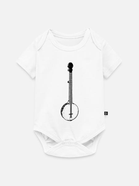 Bluegrass Musik - Baby Premium Kurzarmbody - Weiß