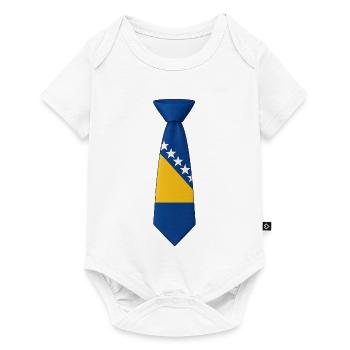 Bosnia Tie - Baby Premium short-sleeve bodysuit - white - Front