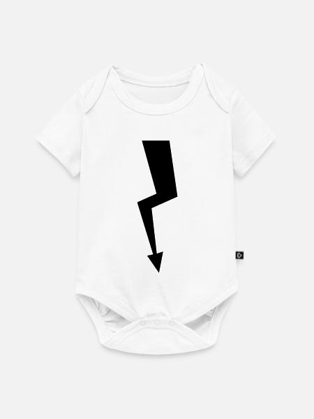 Blitz - Baby Premium Kurzarmbody - Weiß
