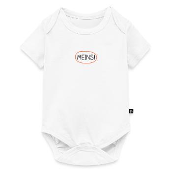 Meins! – farbig markiert - Baby Premium Kurzarmbody - Weiß - Vorne