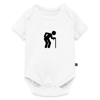 A man age at retirement age - Baby Premium short-sleeve bodysuit - white - Front