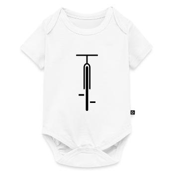 Fahrrad minimal - Baby Premium Kurzarmbody - Weiß - Vorne
