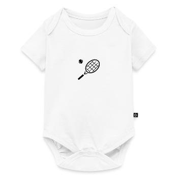 Tennis Ball Racket Player Gift Idea Sport - Baby Premium short-sleeve bodysuit - white - Front