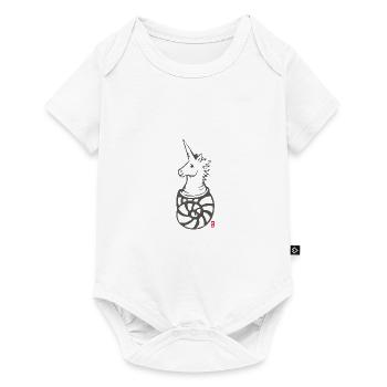 Unicorn-The Hermit - Baby Premium short-sleeve bodysuit - white - Front