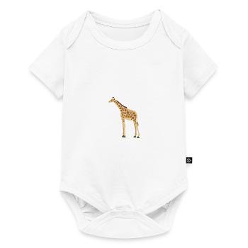Wildtiere - Baby Premium Kurzarmbody - Weiß - Vorne