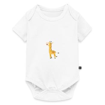 Wildtiere - Baby Premium Kurzarmbody - Weiß - Vorne