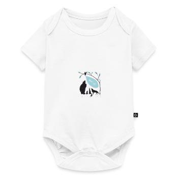 Tiere - Baby Premium Kurzarmbody - Weiß - Vorne
