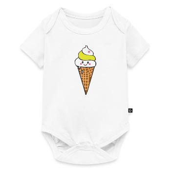 Ice cream - Baby Premium short-sleeve bodysuit - white - Front